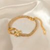 Celestial Charm Gold Bracelet