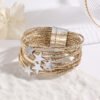 Starry Gold Cuff Bracelet