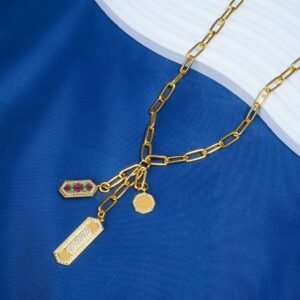 Timeless Infinity Gemstone Necklace