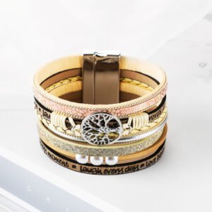Tree of Life Multilayer Leather Bracelet