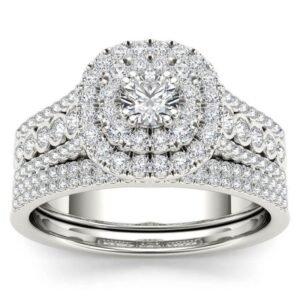 9C0CA82CB1E3D4A382E36A139A9BA69A Elegant Double Halo Diamond Bridal