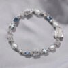 Opal Sapphire Link Bracelet