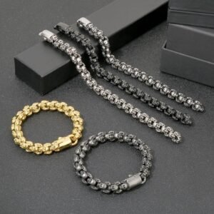 Skull Link Chain Bracelet