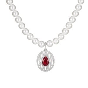 799677D65AD4315E35ADDA3A0854B18A Crimson Pearl Majesty Necklace