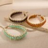 Handwoven Crystal Beaded Bracelet